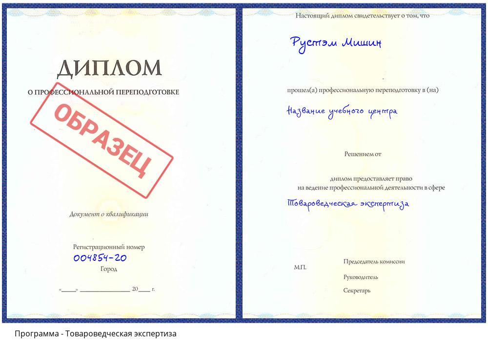 Товароведческая экспертиза Кирово-Чепецк