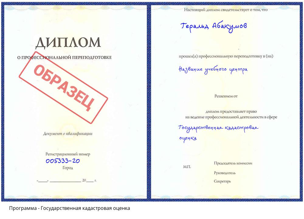 Государственная кадастровая оценка Кирово-Чепецк